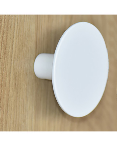 Cabide Disco fino Branco D.80