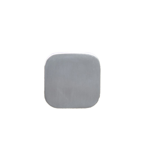 Cabide de parede quadrado fino em Inox D.60
