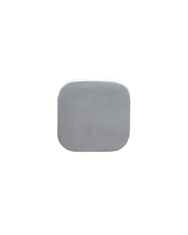 Cabide de parede quadrado fino em Inox D.60