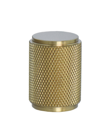 Botão de móvel Cers Dourado Acetinado