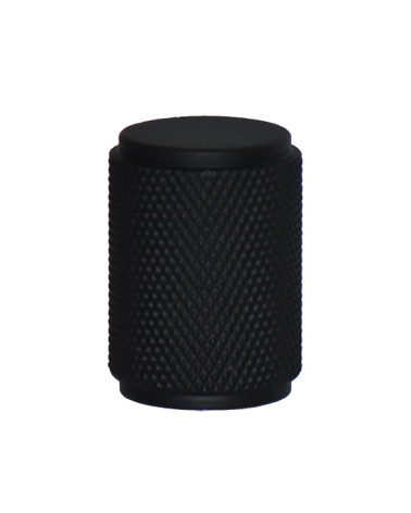 Botão de móvel Cers Preto Mate