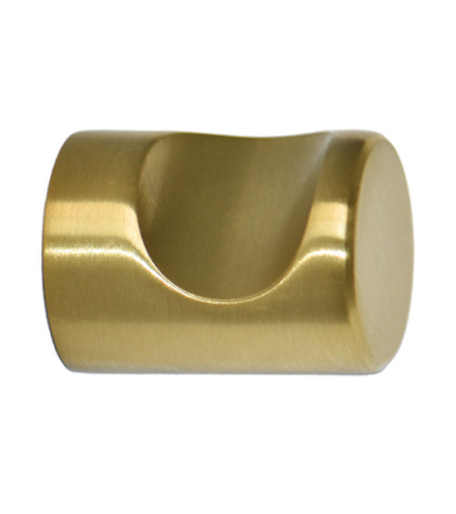 Botão de móvel com entalhe Dourado Acetinado
