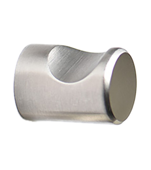 Botão de móvel com entalhe inox escovado mate