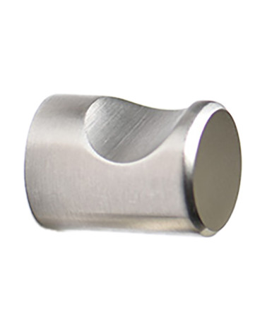 Botão de móvel com entalhe inox escovado mate