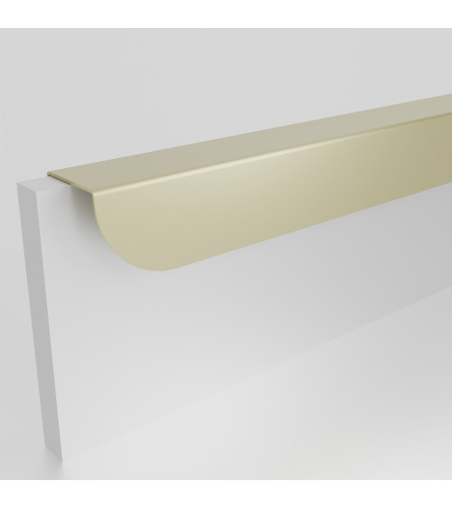 Puxador de móvel dourado mate ZORIA alongado design