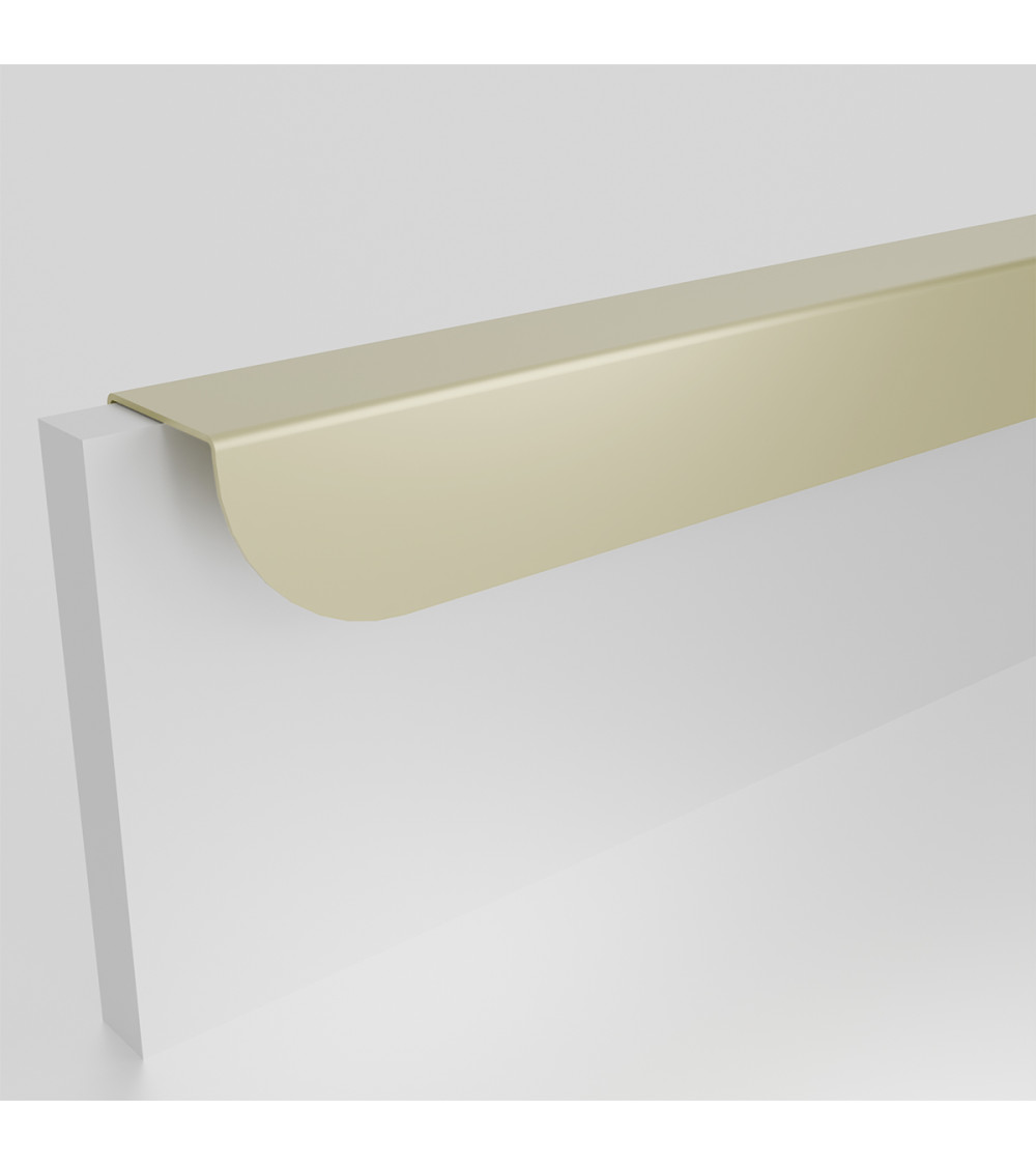 Puxador de móvel dourado mate ZORIA alongado design