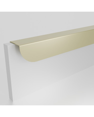 Puxador de móvel dourado mate ZORIA alongado design