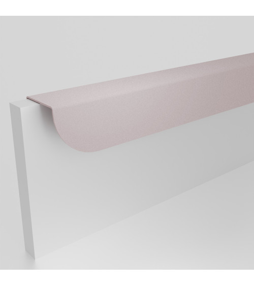 Puxador de móvel rosa pó ZORIA alongado puxador design