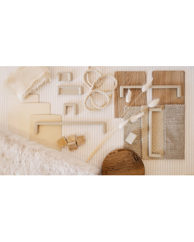 Puxador de móvel caxemira NOX puxador design apresentado com materiais decorativos