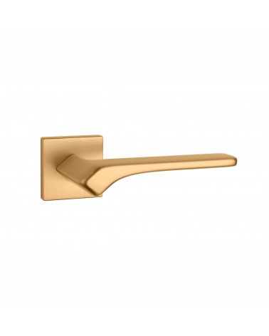 Puxador de porta dourado mate BERGERIA ferragens design