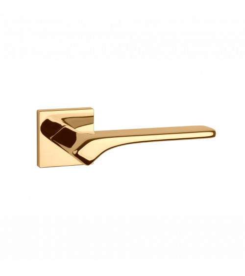 Puxador de porta dourado polido BERGERIA ferragens design