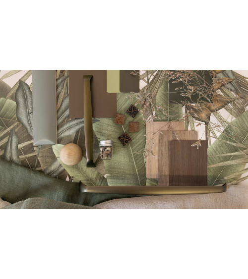 Puxador de móvel castanho-oliveira SONGO puxador design