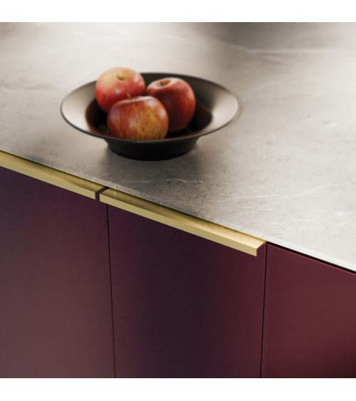 Puxador de móvel anodizado dourado VERA puxador design
