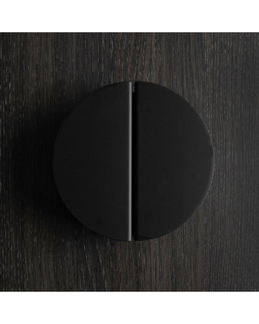 Puxador de móvel preto mate ZORIA puxador design vista aproximada