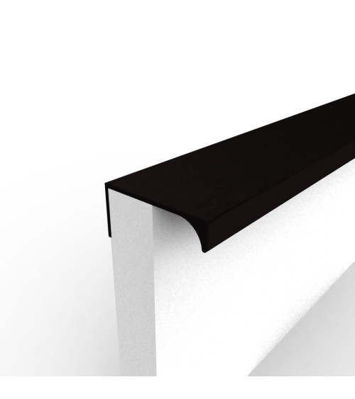 Puxador de móvel anodizado preto TERRA design