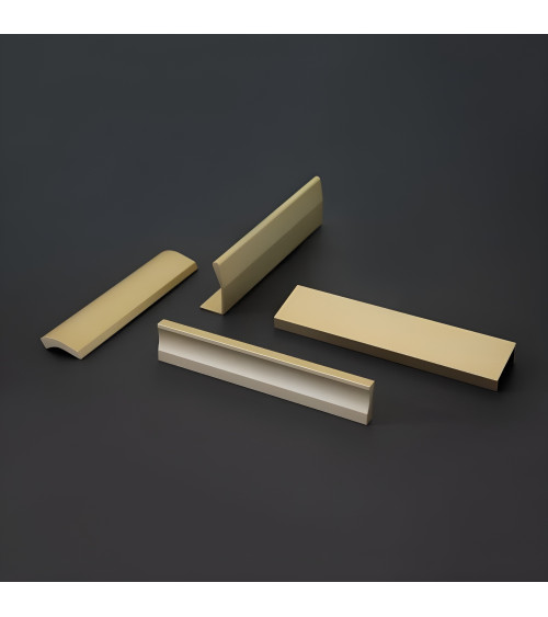 Puxador de móvel anodizado dourado ESSEN puxador design