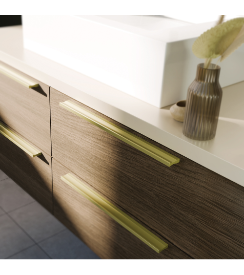 Puxador de móvel anodizado dourado ESSEN puxador design