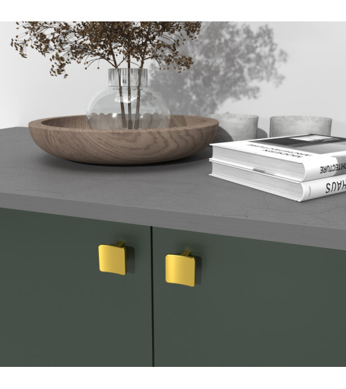 Puxador de móvel dourado polido SIENA design