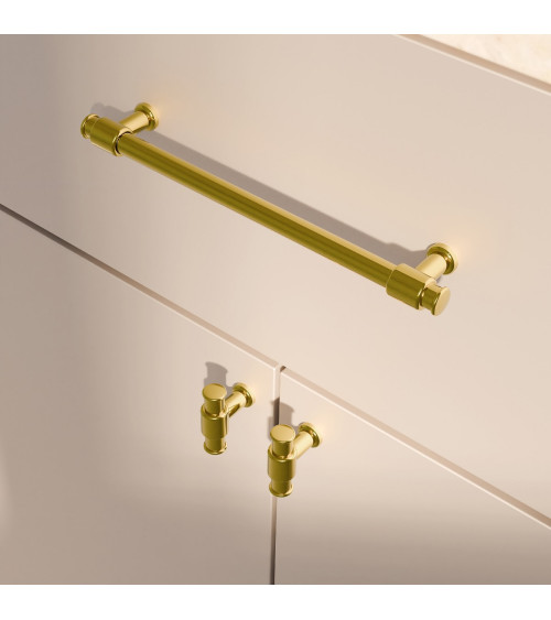 Puxador de móvel GALIUM design ouro polido