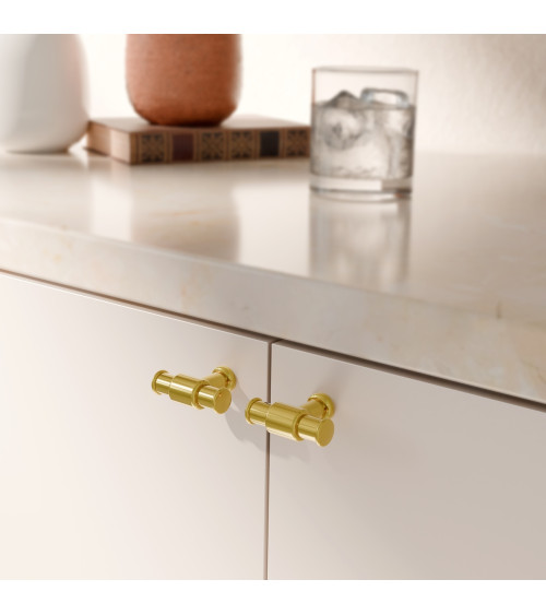 Puxador de móvel GALIUM design ouro polido