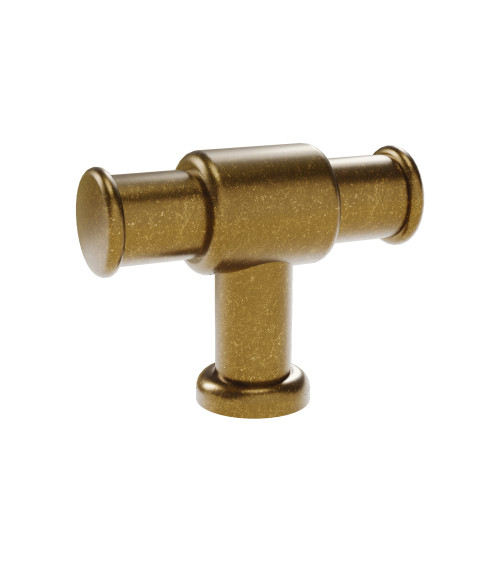 Puxador de móvel GALIUM design patine sobre latão