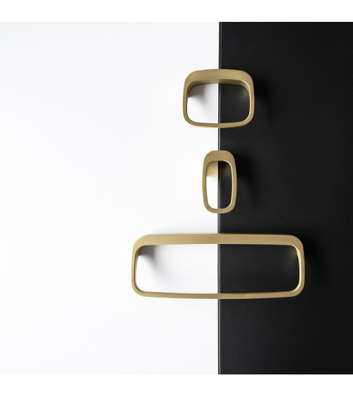 Puxador de móvel dourado mate LAGO design