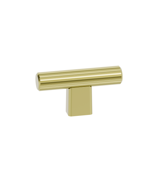 Puxador de móvel dourado polido LARGO design