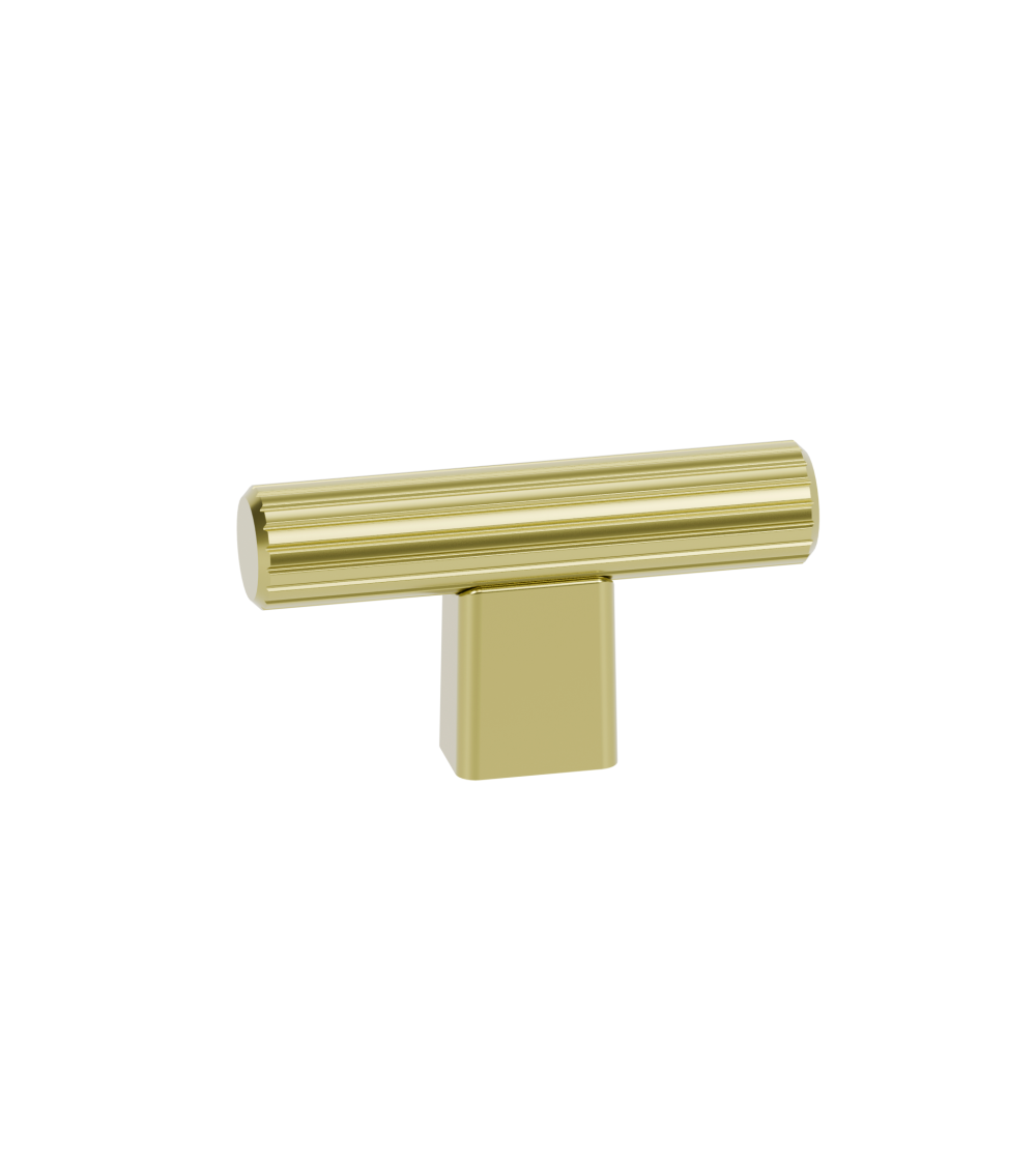 Puxador de móvel dourado polido LARGO design