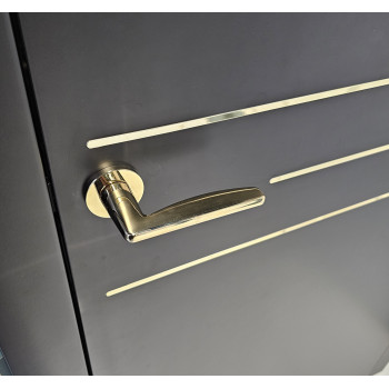 Puxador de porta em ouro polido | MILLAPOIGNEES