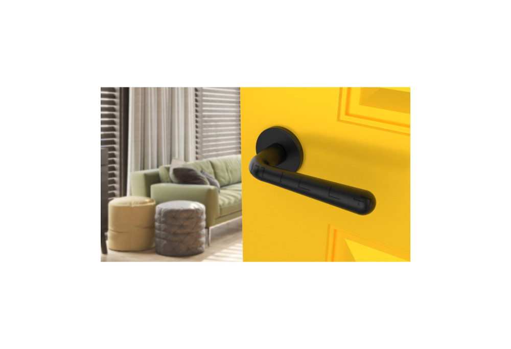 Qual maçaneta para porta amarela?